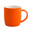 Порцелянове горнятко FIESTA 320 мл, софт тач (помаранчевий)