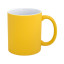 Керамічне горнятко софттач SALSA 340 мл під нанесення зображення (жовтий)