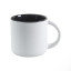 Керамічне горнятко матове SELENA 350 мл (біло-сірий)