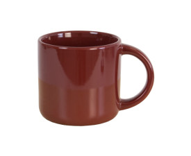 Керамічне горнятко VIOLA 390 мл  (бордовий)