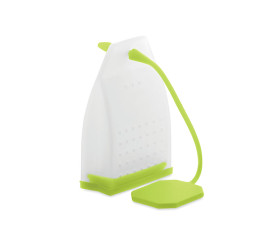 FLABY, Фільтр для заварки чаю, силікон, 4х1,5х17 см (лимонний)