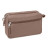 Косметичка NAIMA COSMETIC, 21x8х13 cм, конопля (коричневий)