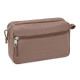 Косметичка NAIMA COSMETIC, 21x8х13 cм, конопля (коричневий)