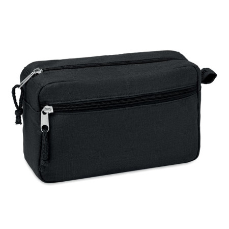 Косметичка NAIMA COSMETIC, 21x8х13 cм, конопля (чорний) Косметичка NAIMA COSMETIC, 21x8х13 cм, конопля (чорний)
