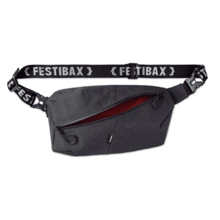 Сумка поясна FESTIBAX® BASIC, поліестер (чорний)