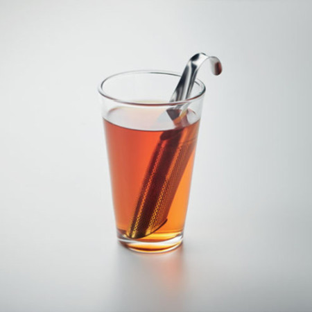 OOLONG, Набір для заварювання чаю, 15x2 см, метал (срібний)