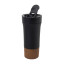 Термостакан вакуумний PETRONAS 475 мл, метал/пластик/корк (чорний)