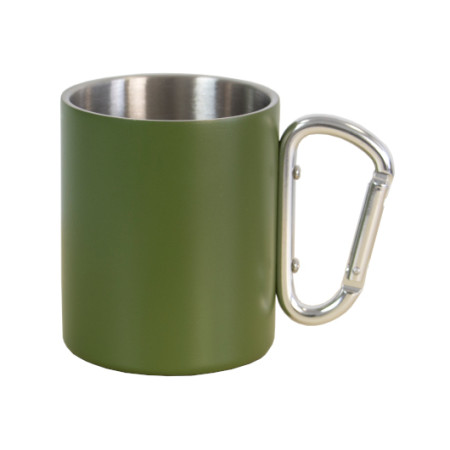 Кружка металева VIISKO 300 мл (оливковий)