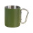 Кружка металева VIISKO 300 мл (оливковий)