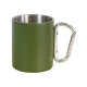 Кружка металева VIISKO 300 мл (оливковий)