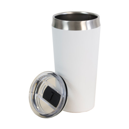 Термогорнятко VOLCANO 590 мл, метал (білий)