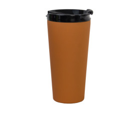 Термогорнятко FLASKO 550 мл, метал (помаранчевий)