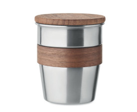 Стакан WALNUT 350 мл, нержавіюча сталь (сірий) Стакан WALNUT 350 мл, нержавіюча сталь (сірий)