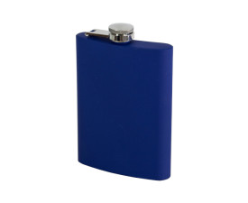 Фляга металева матова GLORY, 240 мл (синій)