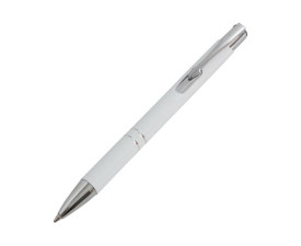 Ручка металева DUNA з насічками (білий)