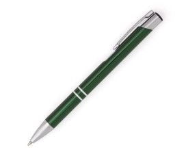 Ручка металева DUNA з насічками (зелений)