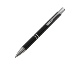 Ручка металева DUNA з насічками (чорний)