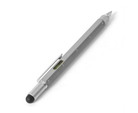 Ручка MULTI-TOOL 5 в 1, метал (сірий)