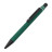 Ручка кулькова металева IDZI з софт-тач покриттям та чорними елементами під нанесення дзеркального лого (зелений)