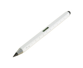 INFINITY 4 в 1, Олівець вічний, 156/10 мм, перероблений алюміній (білий)