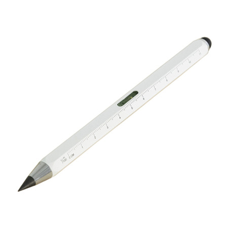 INFINITY 4 в 1, Олівець вічний, 156/10 мм, перероблений алюміній (білий)