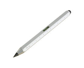 INFINITY 4 в 1, Олівець вічний, 156 мм, перероблений алюміній (срібний)