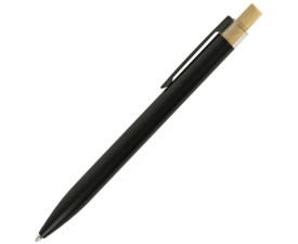 Ручка металева RIZA з графітовим кліпом (чорний)