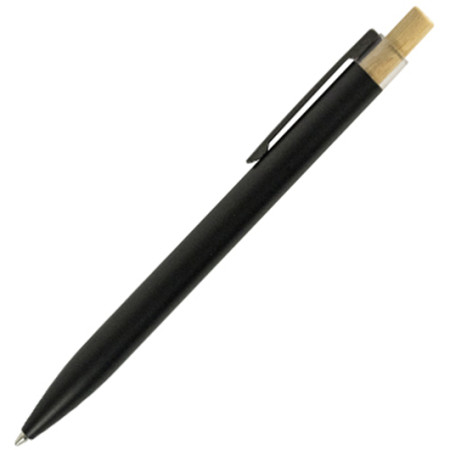 Ручка металева RIZA з графітовим кліпом (чорний)