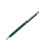 Ручка металева зі стілусом STELA, дзеркальний лого (зелений)