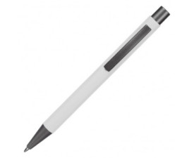 Ручка металева TARA під дзеркальний лого (білий)