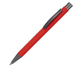 Ручка металева TARA під дзеркальний лого (червоний)