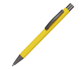 Ручка металева TARA під дзеркальний лого (жовтий)