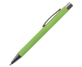 Ручка металева TARA під дзеркальний лого (світло-зелений)