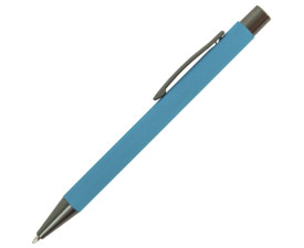 Ручка металева TARA під дзеркальний лого (аква)