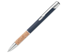 VERIA, Ручка з переробленого алюмінієвого сплаву з корковим декором 