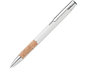 VERIA, Ручка з переробленого алюмінієвого сплаву з корковим декором 
