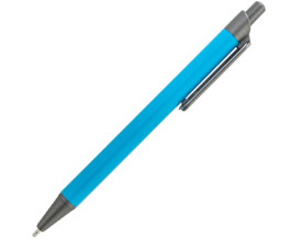 Ручка ZELDA з плоским кліпом, метал (синій)