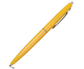 Ручка кулькова MIA з металевим кліпом (жовтий) Ручка кулькова MIA з металевим кліпом (жовтий)