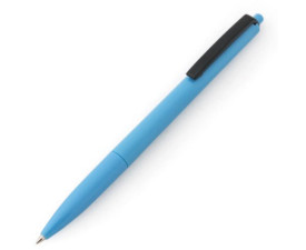 Ручка кулькова PETRA з чорним кліпом (блакитний) Ручка кулькова PETRA з чорним кліпом (блакитний)