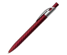 Ручка пластикова GEMA зі кліпом (червоний)