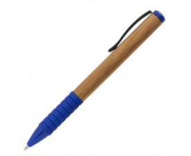 BAMBOO, Ручка з бамбуковим корпусом та пластиковими елементами, 135 мм (синій) BAMBOO, Ручка з бамбуковим корпусом та пластиковими елементами, 135 мм (синій)
