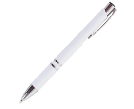 Ручка кулькова DUNA PLAST з 2-ма насічками, пластик (білий)