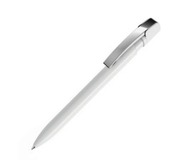 Ручка кулькова UMA Sky M з кліпом, пластик (білий)