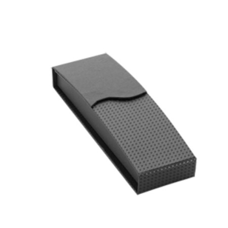 Футляр для ручок ETUI з застібкою, пластик  (чорний)