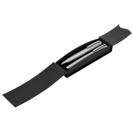 Футляр для ручок ETUI з застібкою, пластик  (чорний)