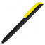 Ручка UMA soft-touch VANE F GUM, пластик (жовтий)