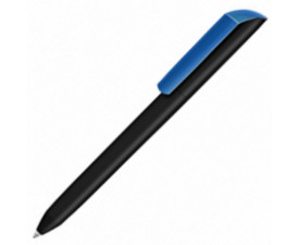 Ручка UMA soft-touch VANE F GUM, пластик (темно-синій)