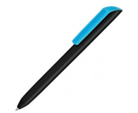 Ручка UMA soft-touch VANE F GUM, пластик (блакитний)
