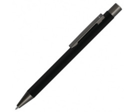 Ручка кулькова металева UMA STRAIGHT GUM (чорний) Ручка кулькова металева UMA STRAIGHT GUM (чорний)