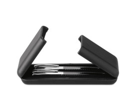 DERRICK, Набір ручок в подарунковому футлярі (синій)